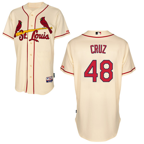 St.Louis Cardinals #48 Cruz Beige  Baseball Jersey