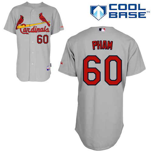 St.Louis Cardinals #60 Pham Gray Baseball Jersey St.Louis Cardinals #60 Pham Gray Baseball Jersey