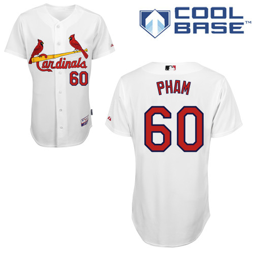 St.Louis Cardinals #60 Pham White  Baseball Jersey