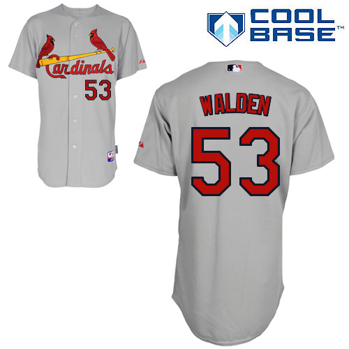 St.Louis Cardinals #53 Walden Gray Baseball Jersey St.Louis Cardinals #53 Walden Gray Baseball Jersey