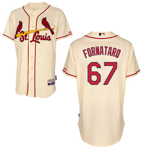 St.Louis Cardinals #67 Fornataro Beige  Baseball Jersey