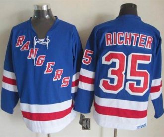 New York Rangers #35 Mike Richter Light Blue CCM Throwback Stitched NHL Jersey New York Rangers #35 Mike Richter Light Blue CCM Throwback Stitched NHL Jersey