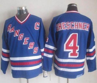 New York Rangers #4 Ron Greschner Blue CCM Heroes Of Hockey Alumni Stitched NHL Jersey New York Rangers #4 Ron Greschner Blue CCM Heroes Of Hockey Alumni Stitched NHL Jersey