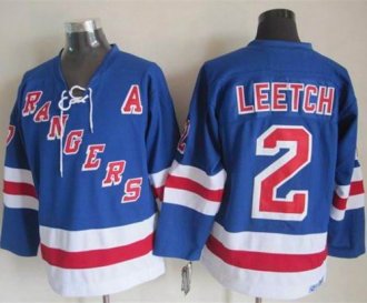 New York Rangers #2 Brian Leetch Light Blue CCM Throwback Stitched NHL Jersey New York Rangers #2 Brian Leetch Light Blue CCM Throwback Stitched NHL Jersey