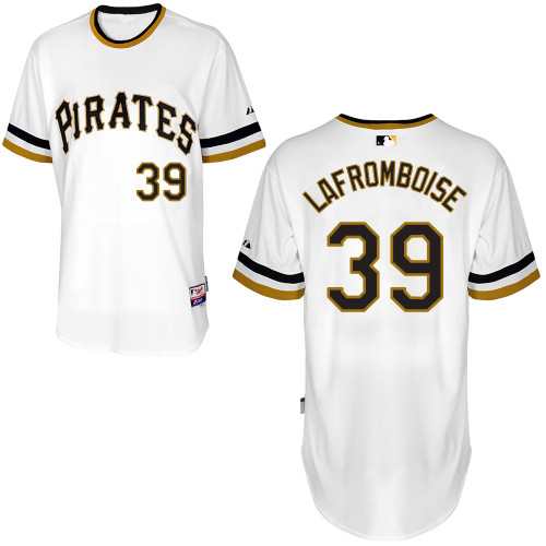 Pittsburgh Pirates #39Bobby Lafromboise Authentic Andrew McCutchen Alternate White Jersey