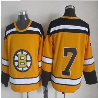 Boston Bruins #7 Phil Esposito Yellow CCM Throwback Stitched NHL Jersey Boston Bruins #7 Phil Esposito Yellow CCM Throwback Stitched NHL Jersey