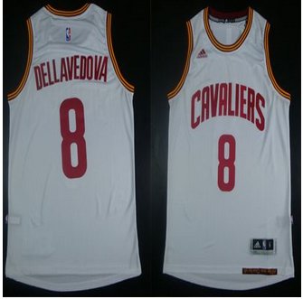 Revolution 30 Cleveland Cavaliers #8 Matthew Dellavedova White Stitched NBA Jersey