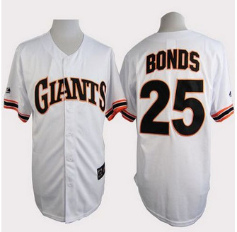 San Francisco Giants #25 Barry Bonds White 1989 Turn Back The Clock Stitched Baseball Jersey San Francisco Giants #25 Barry Bonds White 1989 Turn Back The Clock Stitched Baseball Jersey