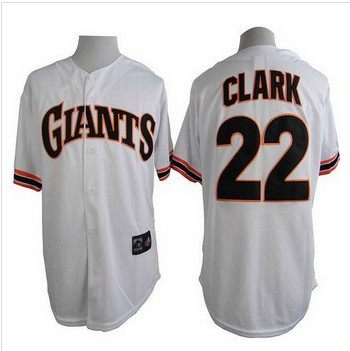 San Francisco Giants #22 Will Clark White 1989 Turn Back The Clock Stitched Baseball Jersey San Francisco Giants #22 Will Clark White 1989 Turn Back The Clock Stitched Baseball Jersey