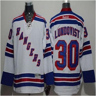 New York Rangers #30 Henrik Lundqvist White Stitched NHL Jersey New York Rangers #30 Henrik Lundqvist White Stitched NHL Jersey