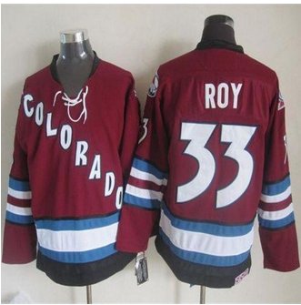Colorado Avalanche #33 Patrick Roy Red CCM Throwback Stitched NHL Jersey Colorado Avalanche #33 Patrick Roy Red CCM Throwback Stitched NHL Jersey