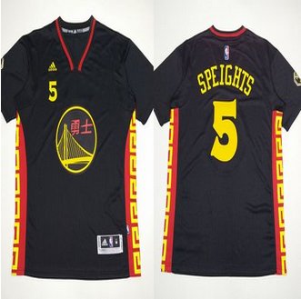 Golden State Warrlors #5 Marreese Speights Black Slate Chinese New Year Stitched NBA Jersey Golden State Warrlors #5 Marreese Speights Black Slate Chinese New Year Stitched NBA Jersey