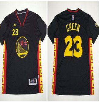 Golden State Warrlors #23 Draymond Green Black Slate Chinese New Year Stitched NBA Jersey Golden State Warrlors #23 Draymond Green Black Slate Chinese New Year Stitched NBA Jersey