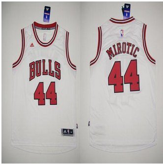 Revolution 30 Chicago Bulls #44 Nikola Mirotic White Stitched NBA Jersey