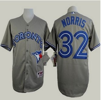 Toronto Blue Jays #32 Daniel Norris Grey Cool Base Stitched Baseball Jersey