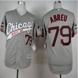 Chicago White Sox #79 Jose Abreu Grey New Cool Base Stitched Baseball Jersey
