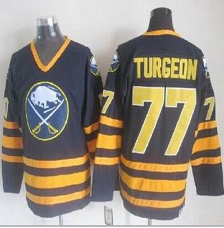 Buffalo Sabres #77 Pierre Turgeon Navy Blue CCM Throwback Stitched NHL Jersey Buffalo Sabres #77 Pierre Turgeon Navy Blue CCM Throwback Stitched NHL Jersey