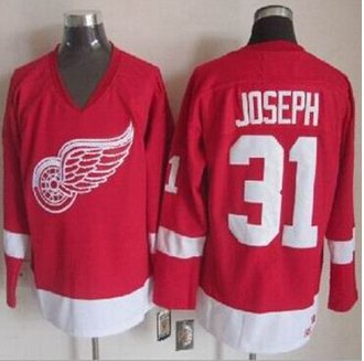 Detroit Red Wings #31 Curtis Joseph Red CCM Throwback Stitched NHL Jersey Detroit Red Wings #31 Curtis Joseph Red CCM Throwback Stitched NHL Jersey