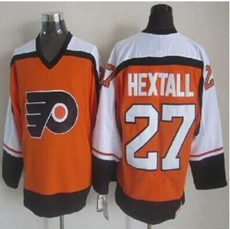 Philadelphia Flyers #27 Ron Hextall Orange CCM Throwback Stitched NHL Jersey Philadelphia Flyers #27 Ron Hextall Orange CCM Throwback Stitched NHL Jersey