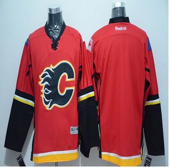 Calgary Flames Blank Stitched Red NHL Jersey Calgary Flames Blank Stitched Red NHL Jersey