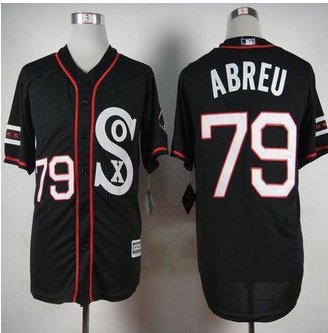 Chicago White Sox #79 Jose Abreu Black New Cool Base Stitched Baseball Jersey