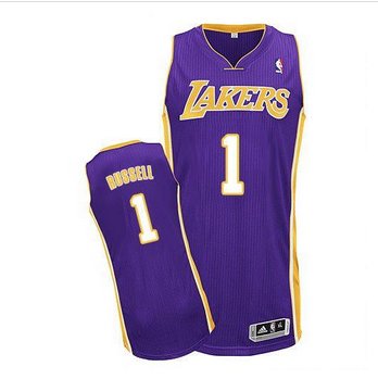 Los Angeles Lakers #1 D'Angelo Russell Purple Stitched NBA Jersey