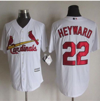 St. Louis Cardinals #22 Jason Heyward White New Cool Base Stitched Baseball Jersey