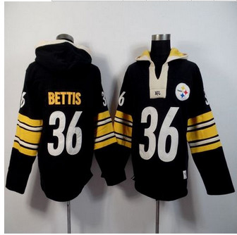 Pittsburgh Steelers #36 Jerome Bettis Black Player Winning Method Pullover NFL Hoodie