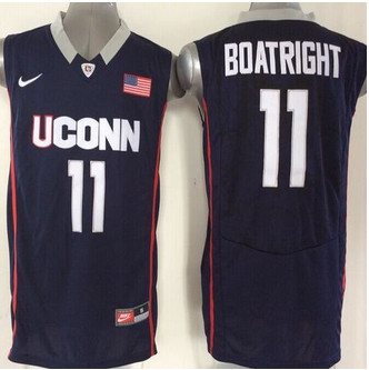 Toronto Huskies #11 Ryan Boatright Navy Blue Basketball Stitched NCAA Jersey