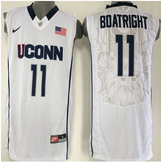 Toronto Huskies #11 Ryan Boatright White Basketball Stitched NCAA Jersey