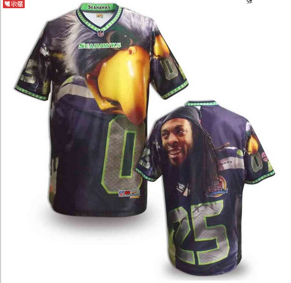 Nike Seattle Seahawks Customized Jersey (16)