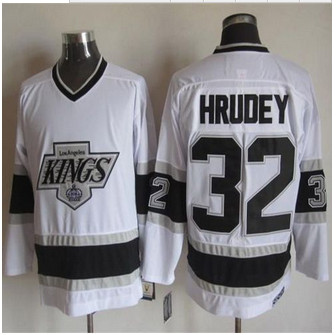 Los Angeles Kings #32 Kelly Hrudey White CCM Throwback Stitched NHL Jersey Los Angeles Kings #32 Kelly Hrudey White CCM Throwback Stitched NHL Jersey