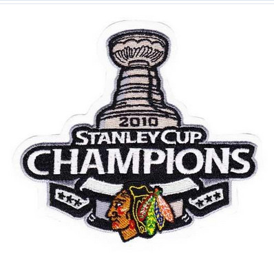 Stitched 2010 NHL Stanley Cup Final Champions Chicago Blackhawks Jersey Patch