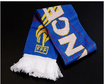France Soccer Football Scarf Blue