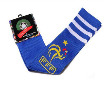 France Soccer Football Sock Blue France Soccer Football Sock Blue