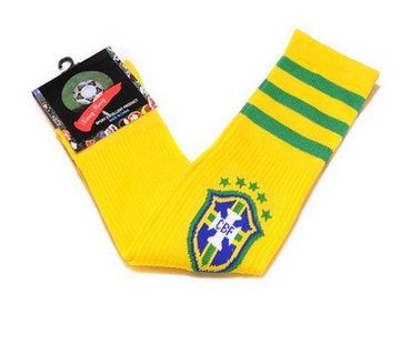 Brazil Soccer Football Sock Yellow