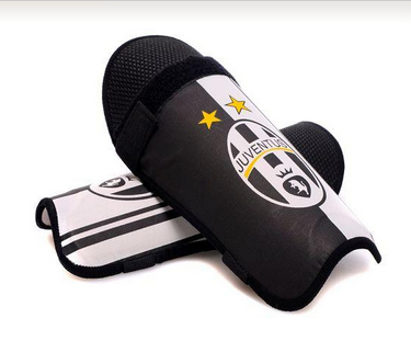 Juventus Soccer Shin Guards White & Black