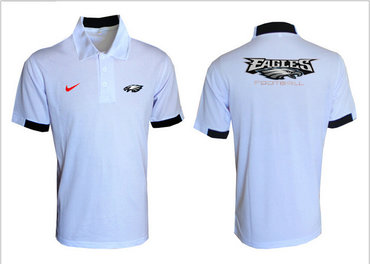 Philadelphia Eagles White Team Issue Performance Polo Philadelphia Eagles White Team Issue Performance Polo