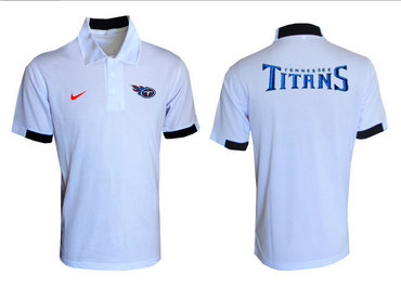 Tennessee Titans White Team Issue Performance Polo Tennessee Titans White Team Issue Performance Polo