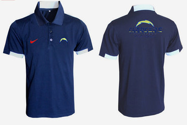 San Diego Chargers dark blue Team Issue Performance Polo