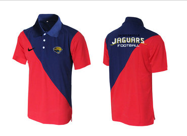 Nike NFL Jacksonville Jaguars red& blue Team Issue Performance Polo