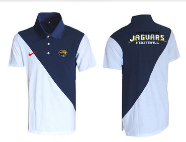 Nike NFL Jacksonville Jaguars White& blue Team Issue Performance Polo
