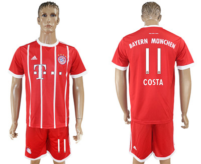2017-18 Bayern Munich 11 COSTA Home Soccer Jersey 2017-18 Bayern Munich 11 COSTA Home Soccer Jersey