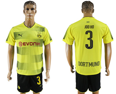 2017-18 Dortmund 3 HOO HO Home Soccer Jersey 2017-18 Dortmund 3 HOO HO Home Soccer Jersey