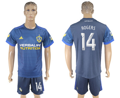 2017-18 Los Angeles Galaxy 14 ROGERS Away Soccer Jersey