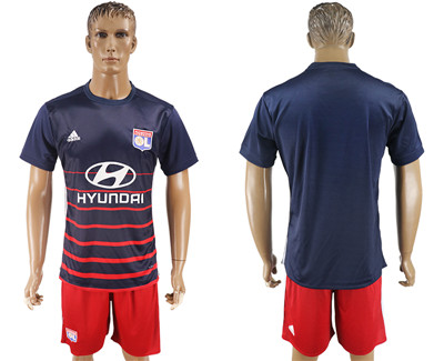 2017-18 Lyon Away Soccer Jersey