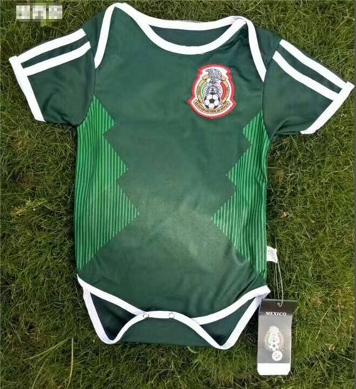 2018 World Cup Baby Mexico Blank Home Soccer Country Jersey