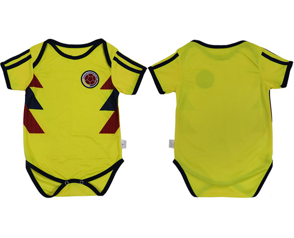 2018 World Cup Colombia Home Baby Soccer Country Jersey