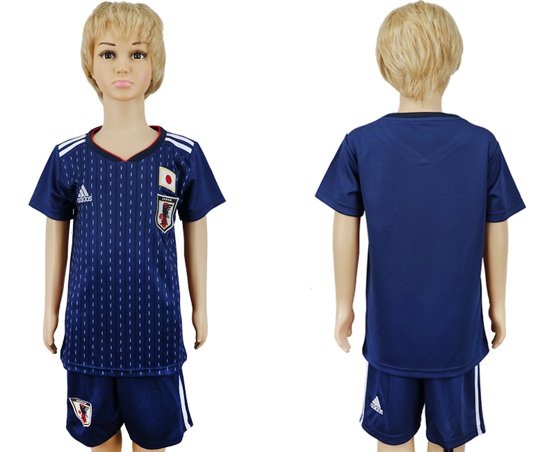 2018 World Cup Kid Japan Home Soccer Country Jersey
