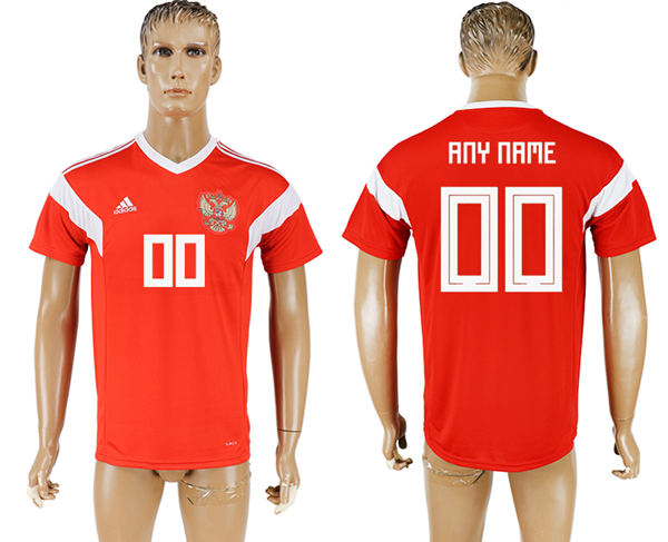 2018 World Cup Men  Russia Home Customized Soccer Country Jersey